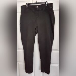 Terra & Sky Women's Black Skinny Pants